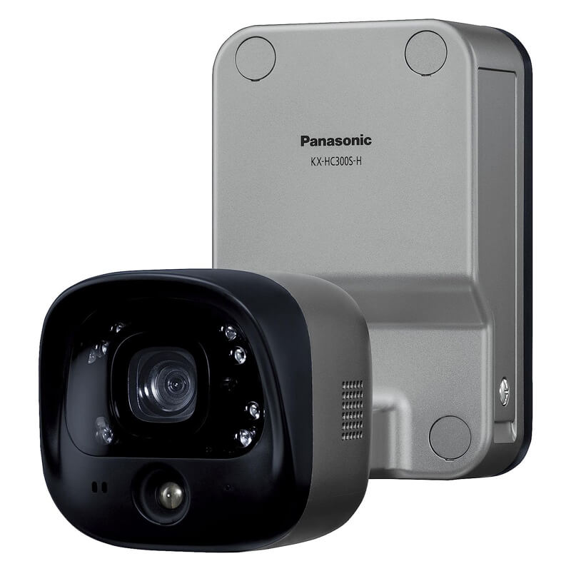 家庭用屋外防犯カメラ バッテリー KX-HC300S-H パナソニック Panasonic